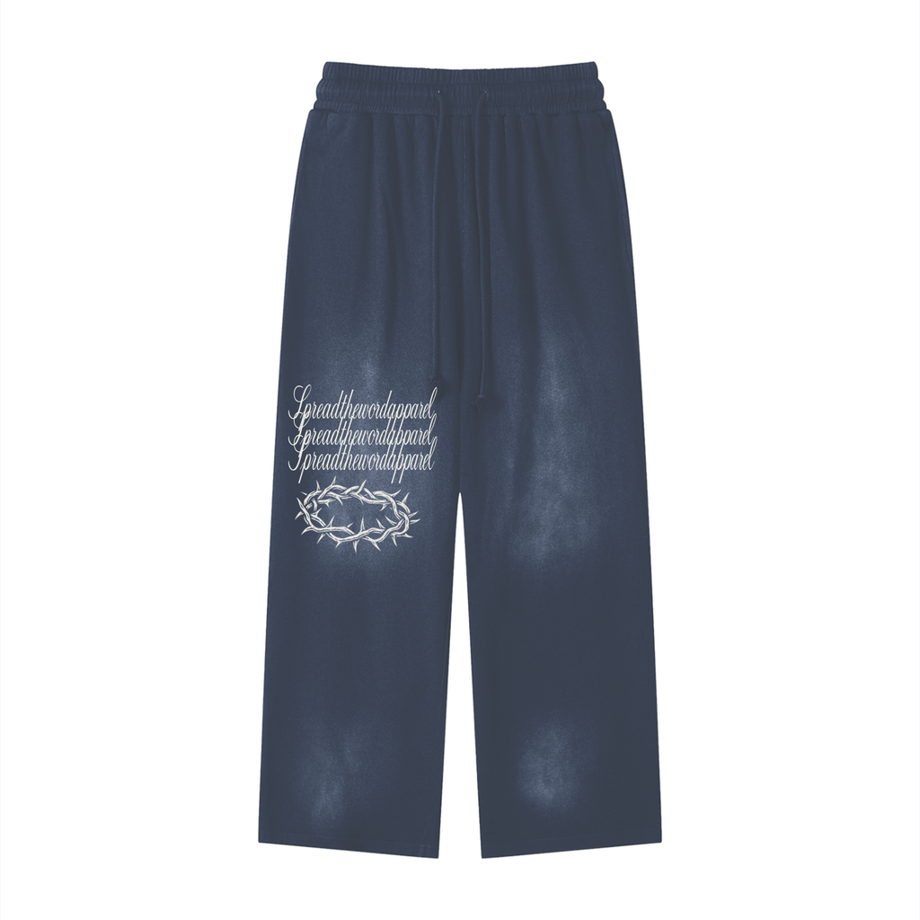 SpreadTheWordApparel Logo Baggy Sweats (Blue)