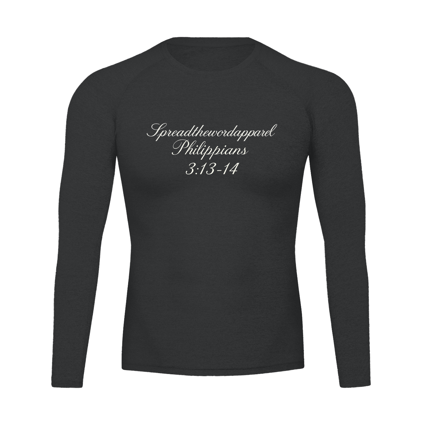 Long Sleeve Philippians 3:13-14 Muscle Shirt