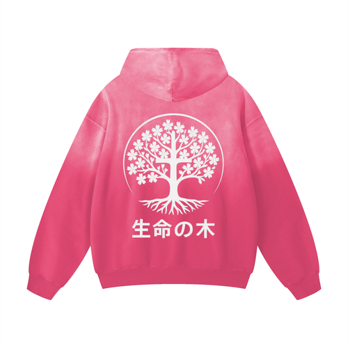 ! NEW Spreadthewordapparel Spray Paint Sakura Tree Hoodie